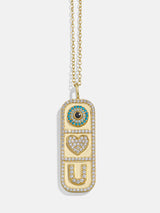 BaubleBar 18K Gold Custom Charm Plate Necklace - Vertical Bar - 
    Enjoy 20% Off Necklaces – For a Limited Time
  
