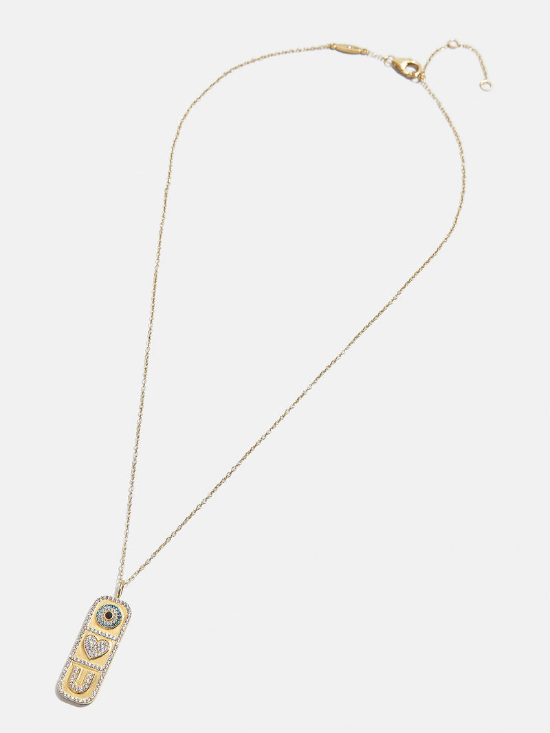 BaubleBar 18K Gold Custom Charm Plate Necklace - Vertical Bar - 
    Enjoy 20% Off Necklaces – For a Limited Time
  
