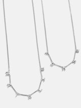 BaubleBar Mini Sterling Silver Custom Spaced Letter Name Necklace - Silver - 
    25% Off Custom Gifts: One Week Only
  
