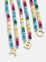 BaubleBar Semi-Precious Block Initial Necklace - Multi - 
    Enjoy 20% Off Necklaces – For a Limited Time
  
