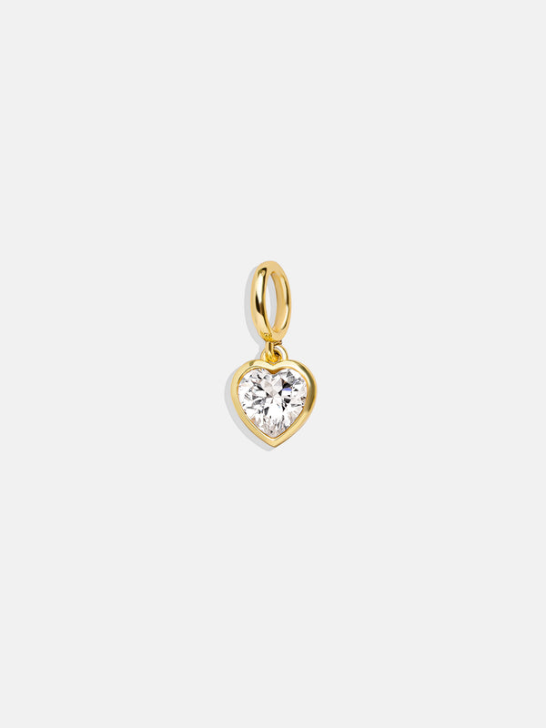 Crystal Heart Cluster Charm