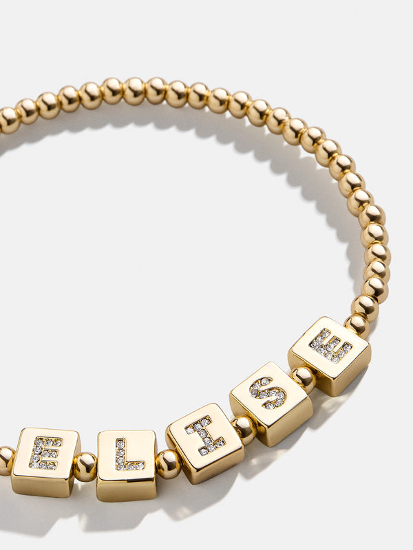Golden Custom Pisa Bracelet - Clear/Gold