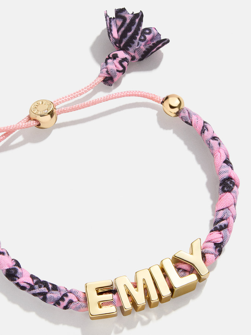 BaubleBar Custom Bandana Nameplate Bracelet - Blush - 
    Enjoy 20% Off: One week only
  
