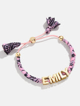 BaubleBar Custom Bandana Nameplate Bracelet - Blush - 
    Enjoy 20% Off: One week only
  
