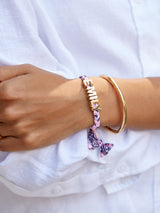 BaubleBar Custom Bandana Nameplate Bracelet - Blush - 
    Enjoy 20% Off: One week only
  
