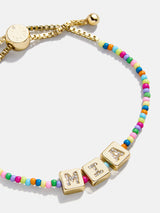 BaubleBar Kids' Custom Beaded Bracelet - Multi - 
    Kids' customizable bracelet
  
