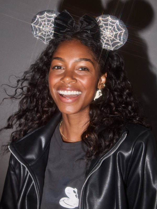 Minnie Mouse Disney Spiderweb Ears Headband - Minnie Mouse Spiderweb Ears