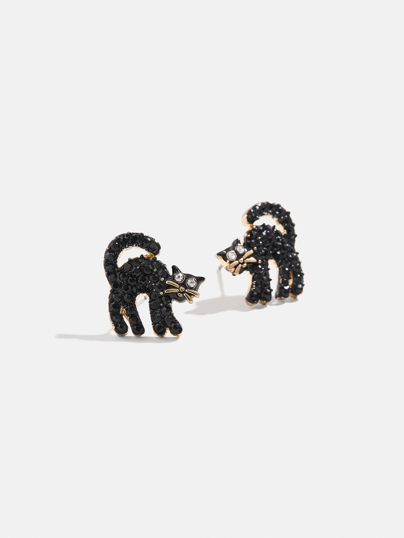 Halloween Delicate Stud Earrings - Black Cat