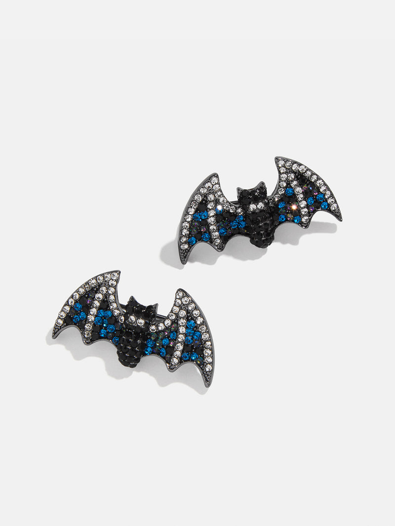 BaubleBar Pavé Bat Crawler Earrings - Black - 
    Crawler bat earrings
  
