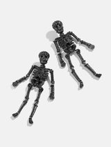 BaubleBar Bone-A-Fide Hottie Earrings - Black - 
    Crystal shakey skeleton earrings - available in 3 colors
  
