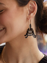 BaubleBar Purrfectly Spooky Cat Earrings - Black - 
    Black cat earrings
  
