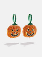 Pumpkin to Talk About Earrings - Orange