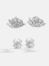 BaubleBar Model Crawlers Earring Set - Silver - 
    Spider earrings set
  
