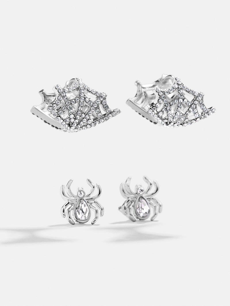 BaubleBar Model Crawlers Earring Set - Silver - 
    Spider earrings set
  
