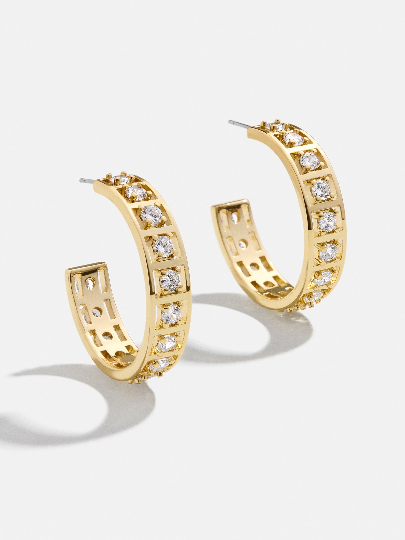 Evelyn Earrings - Gold/Pavé