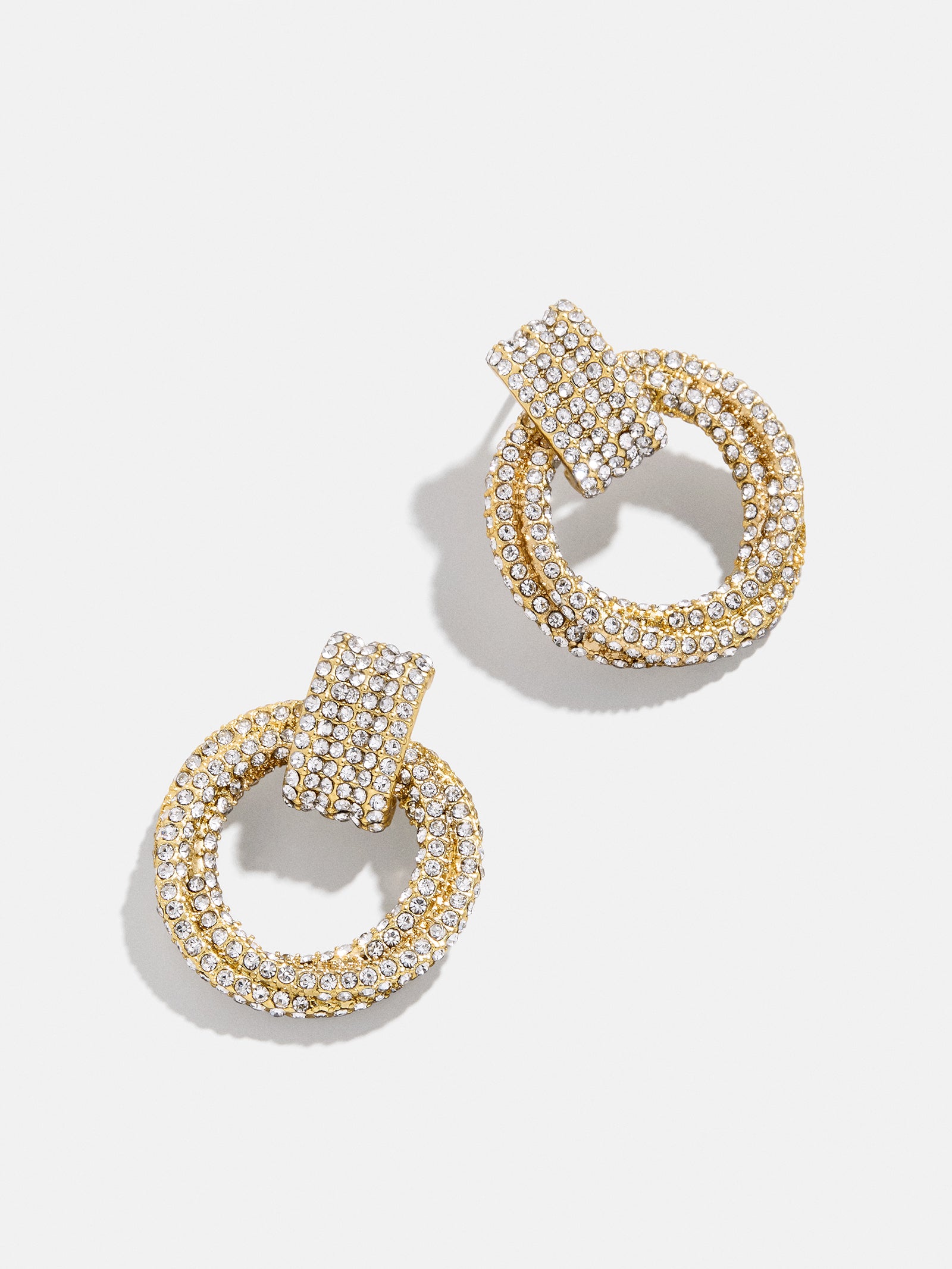 Arabella Earrings - Clear/Gold