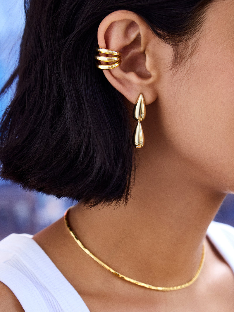 BaubleBar Zoe Earrings - Gold - 
    Statement earrings
  
