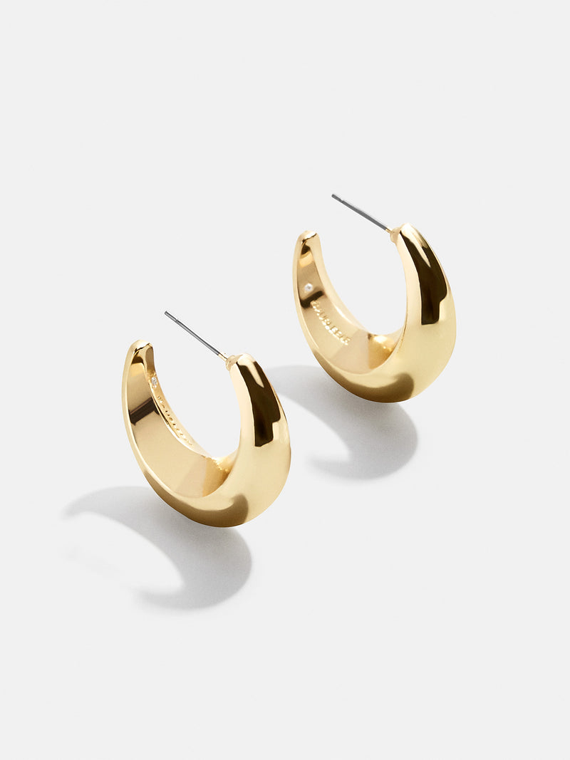 BaubleBar Kimberly Earrings - Gold - 
    Gold hoop earrings
  
