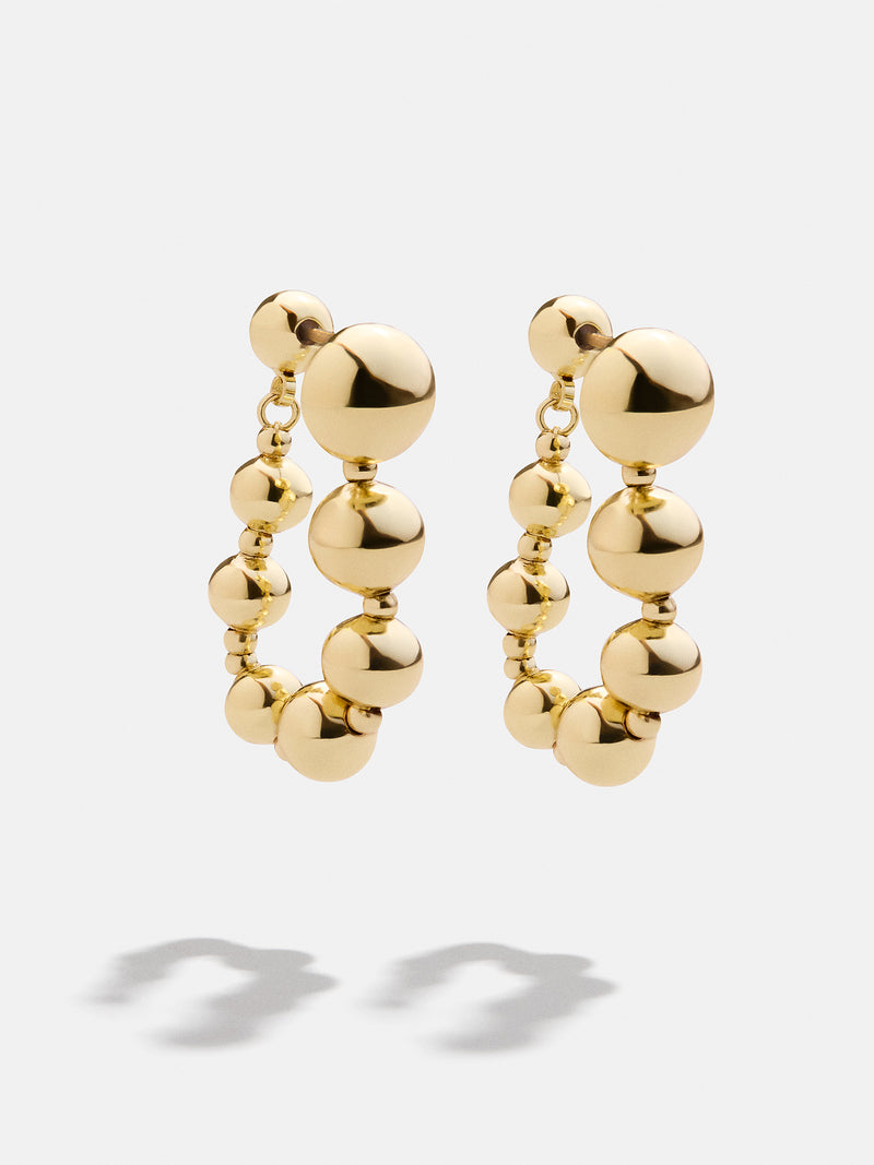 BaubleBar Madison Earrings - Gold - 
    Gold statement earrings
  
