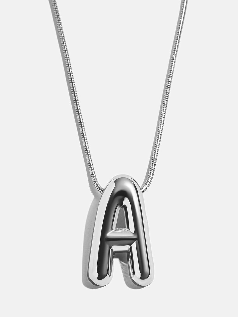 BaubleBar Bubble Initial Necklace - Silver - 
    Enjoy 20% Off Custom Gifts
  
