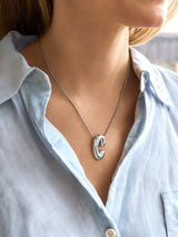 BaubleBar Bubble Initial Necklace - Silver - 
    Enjoy 20% Off Custom Gifts
  
