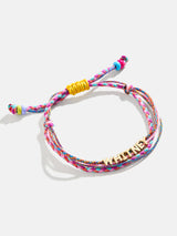 BaubleBar Custom Layered Cord Bracelet - Pink - 
    Enjoy 20% Off: One week only
  
