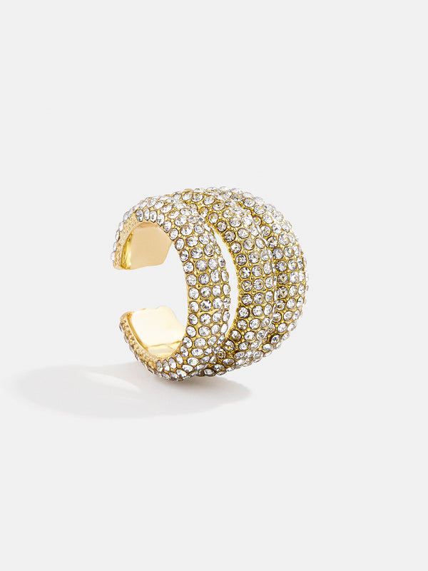 Jenny Ear Cuff - Gold/Pavé