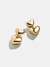 BaubleBar Lizzie Earrings - Small - 
    Gold heart drop earring
  
