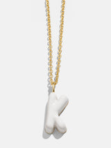 BaubleBar Mini Bubble Initial Necklace - White - 
    Get Gifting: Enjoy 20% Off
  
