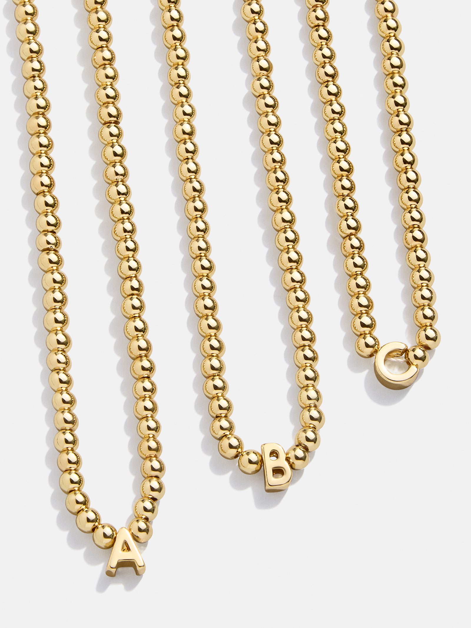 Initial Pisa Necklace - Gold