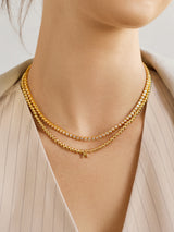 BaubleBar Initial Pisa Necklace - Gold - 
    Enjoy 20% Off Necklaces – For a Limited Time
  
