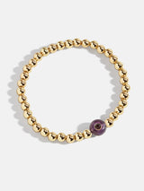 BaubleBar Semi-Precious Birthstone Pisa Bracelet - Amethyst - 
    Semi-precious birthstone gold bracelet
  
