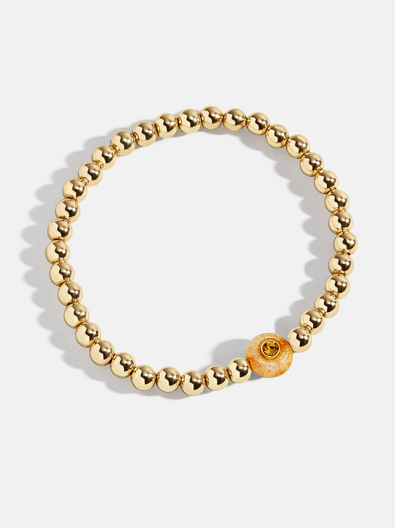 BaubleBar Semi-Precious Birthstone Pisa Bracelet - Citrine - 
    Semi-precious birthstone gold bracelet
  
