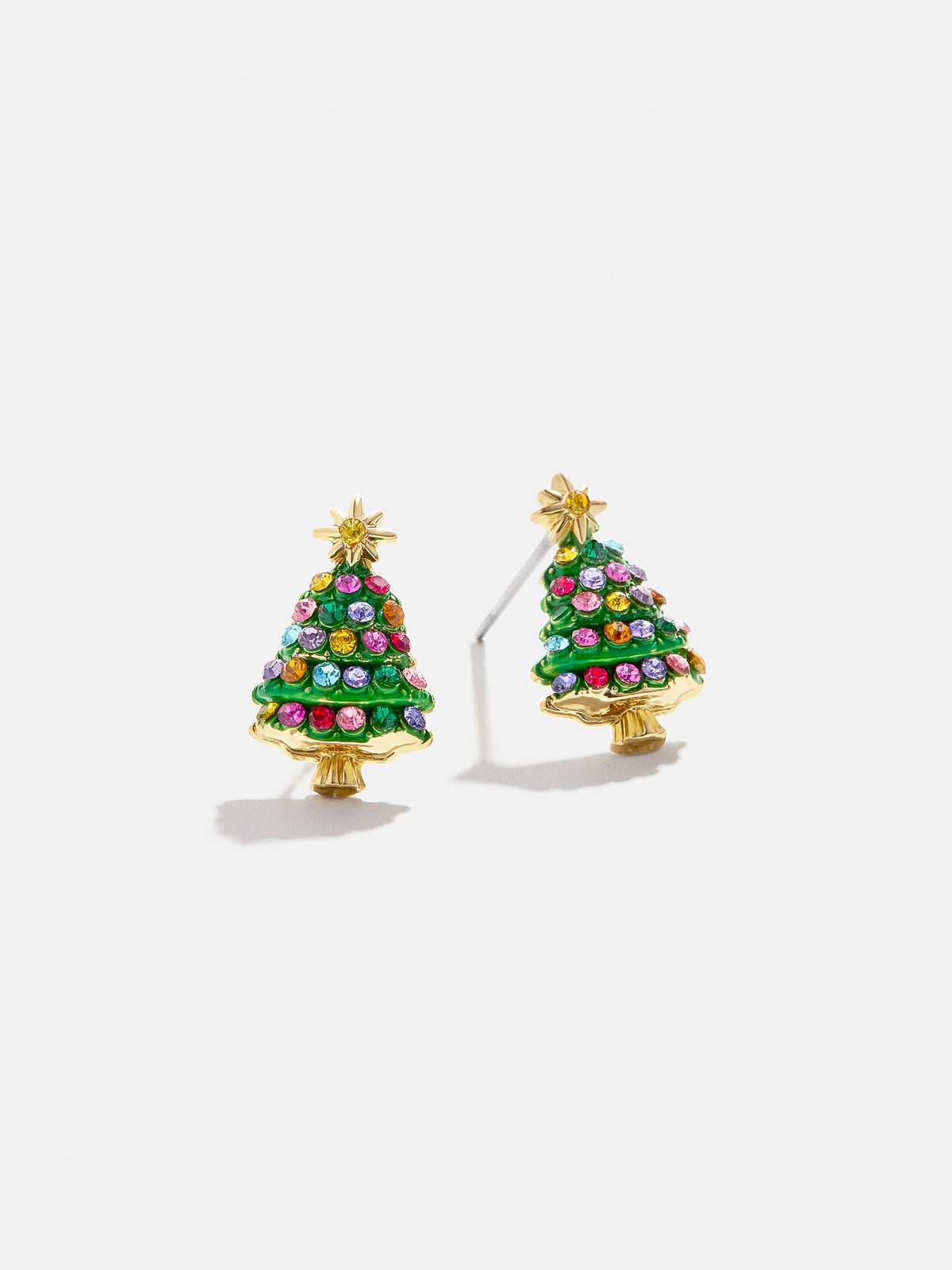 I'm Fir Sure Ready Earrings - Christmas Tree Delicate Stud Earrings