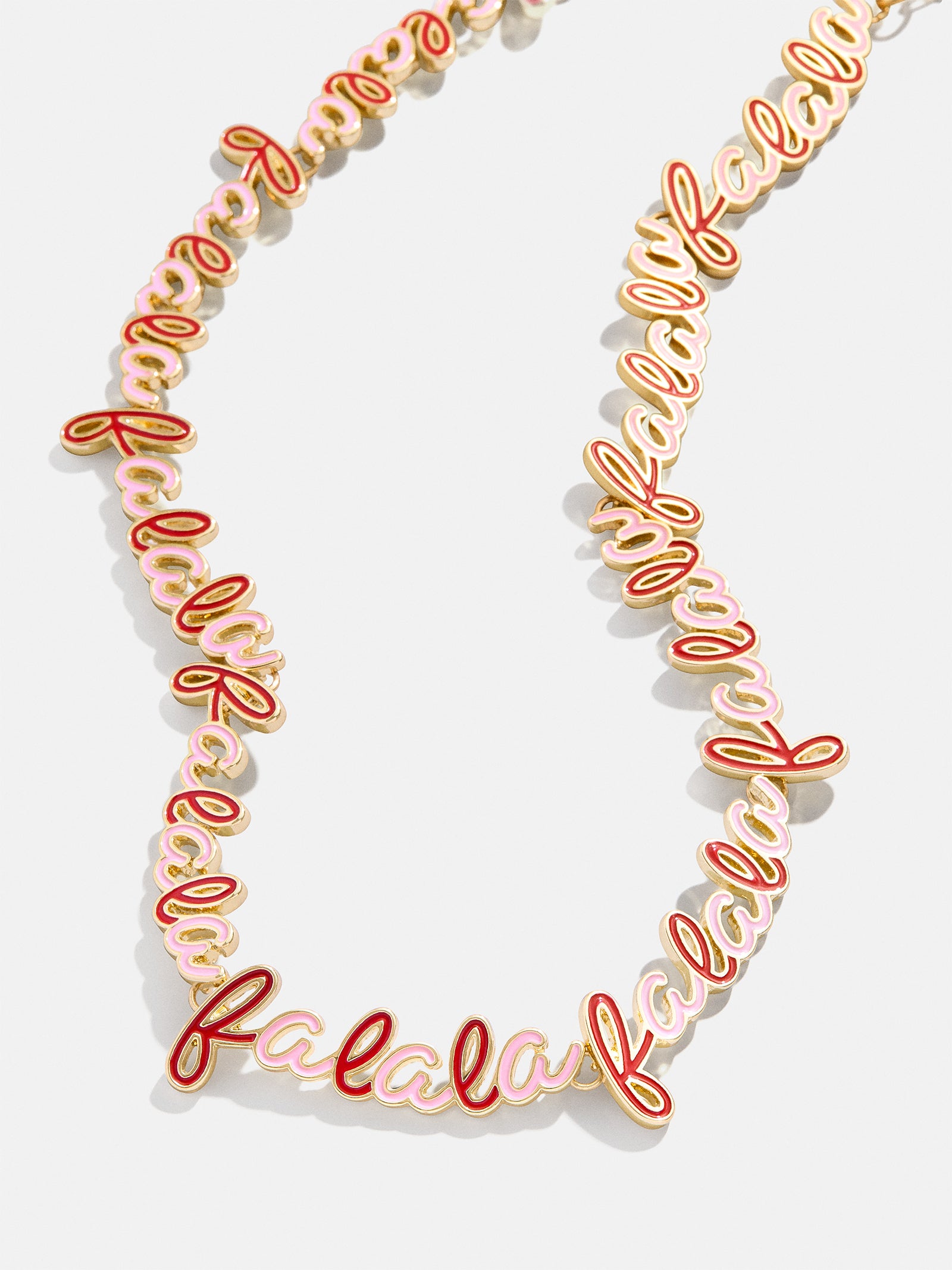 Fa La La Necklace - Pink/Red