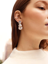 BaubleBar Feeling Frosty Earrings - White - 
    Holiday statement earrings
  
