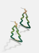 Spruce It Up Earrings - Outline Christmas Tree