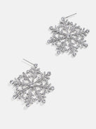 Snow What You Got Earrings - Silver