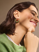 Bewreath In The Spirit Earrings - Holiday Wreath