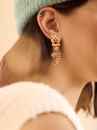 Santa's Favorite Earrings - Brown