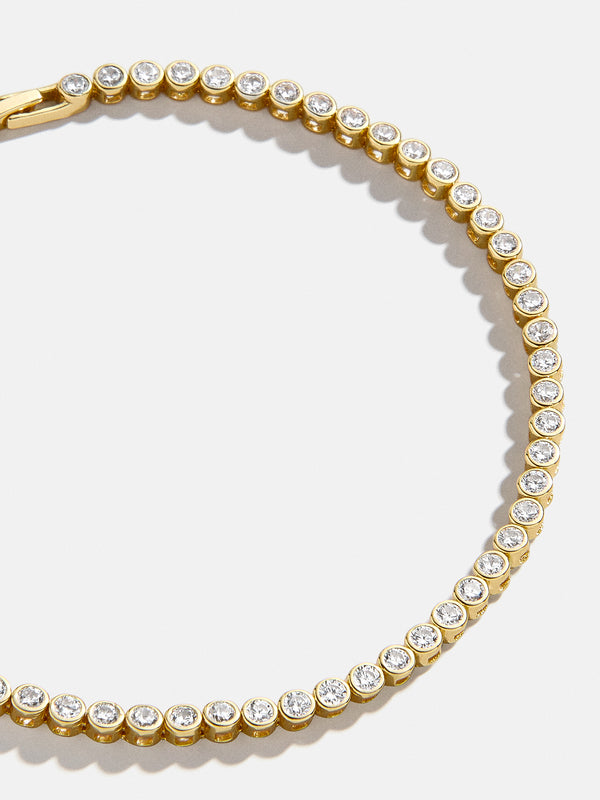 Amalie Tennis Bracelet - 18K Gold Plated Sterling Silver