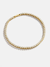 BaubleBar 18K Gold Plated Sterling Silver - 
    Bezel stone eternity bracelet
  
