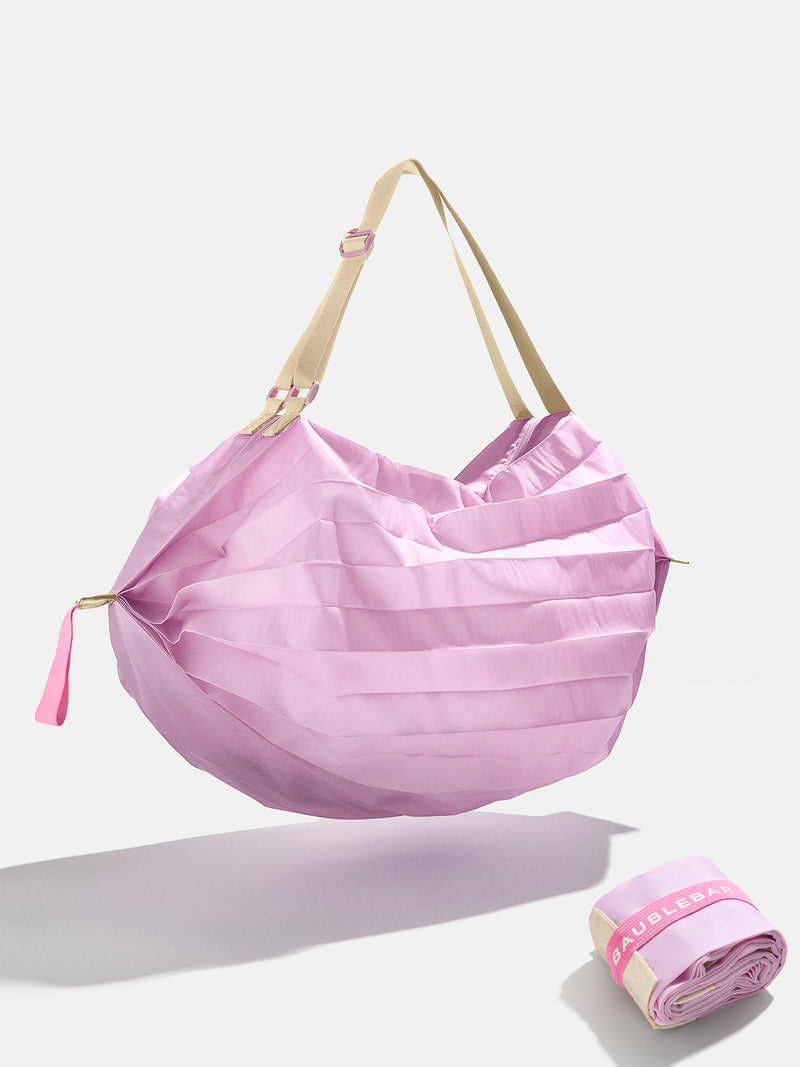 BaubleBar On The Go Compact Tote Bag - Lavender - 
    Foldable tote - available in 4 colors
  
