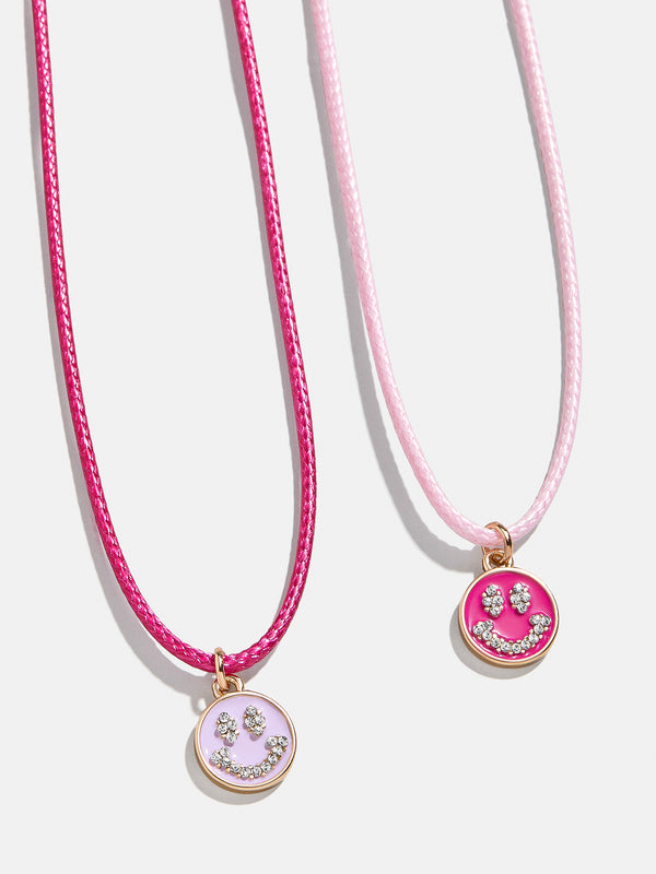 All Smiles Kids' Set of 2 Necklaces - Pink