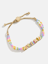 BaubleBar Kids' Custom Beaded Nameplate Bracelet - Multi - 
    Kids custom bracelet
  
