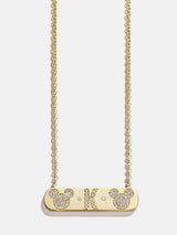 BaubleBar Mickey Mouse 18K Gold Plated Sterling Silver & Cubic Zirconia Initial Bar Necklace - Gold/Pavé - 
    Get Gifting: Enjoy 20% Off
  
