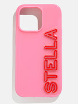 BaubleBar Fine Line Custom iPhone Case - Pink/Red - 
    20% Off + Order thru Sunday for Xmas delivery
  
