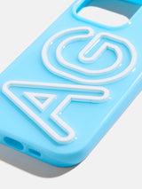 BaubleBar Fine Line Custom iPhone Case - Light Blue/White - 
    20% Off + Order thru Sunday for Xmas delivery
  
