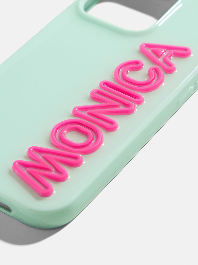 BaubleBar Fine Line Custom iPhone Case - Mint/Hot Pink - 
    Get Gifting: Enjoy 20% Off
  
