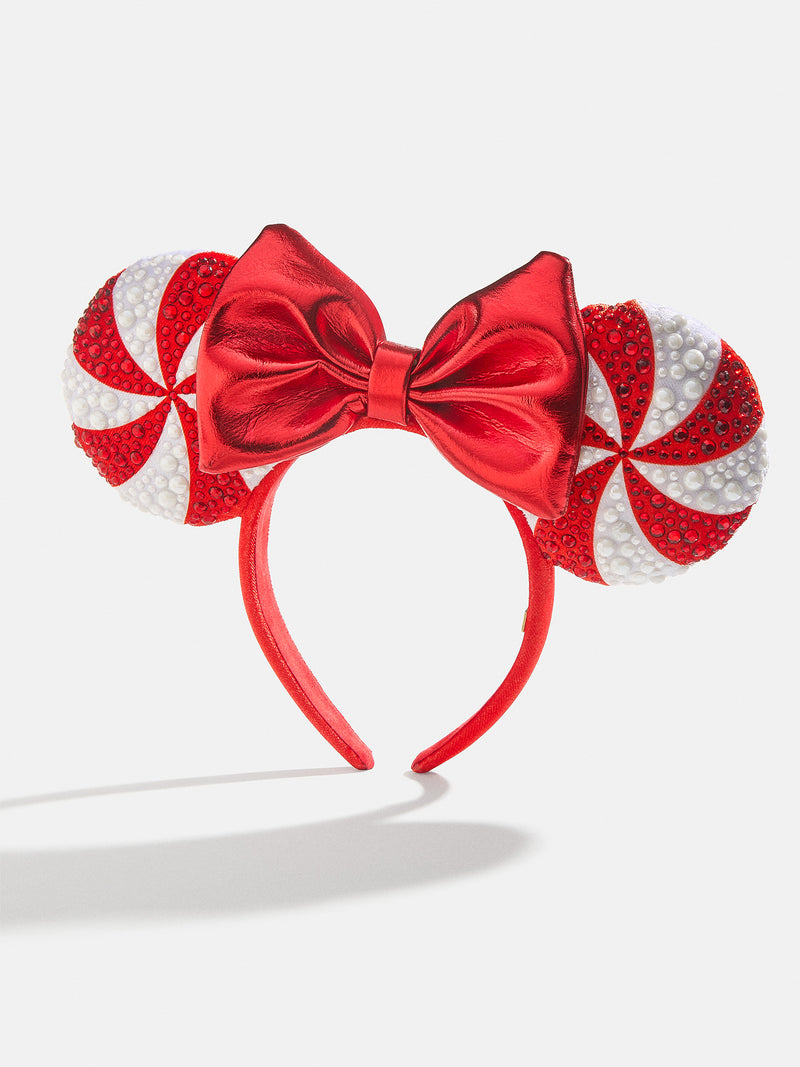 BaubleBar Disney Minnie Mouse Disney Candy Cane Ears Headband - Minnie Mouse Candy Cane Ears Headband - 
    Disney holiday ears headband
  
